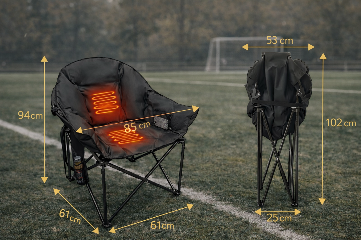 The Sideline Chair – Luxury Heated Comfort